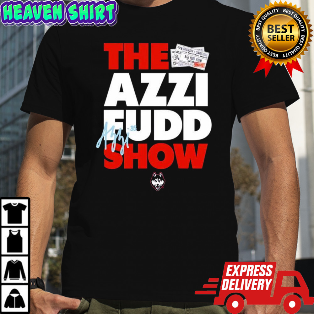 The Azzi Fudd Show UConn Huskies logo shirt