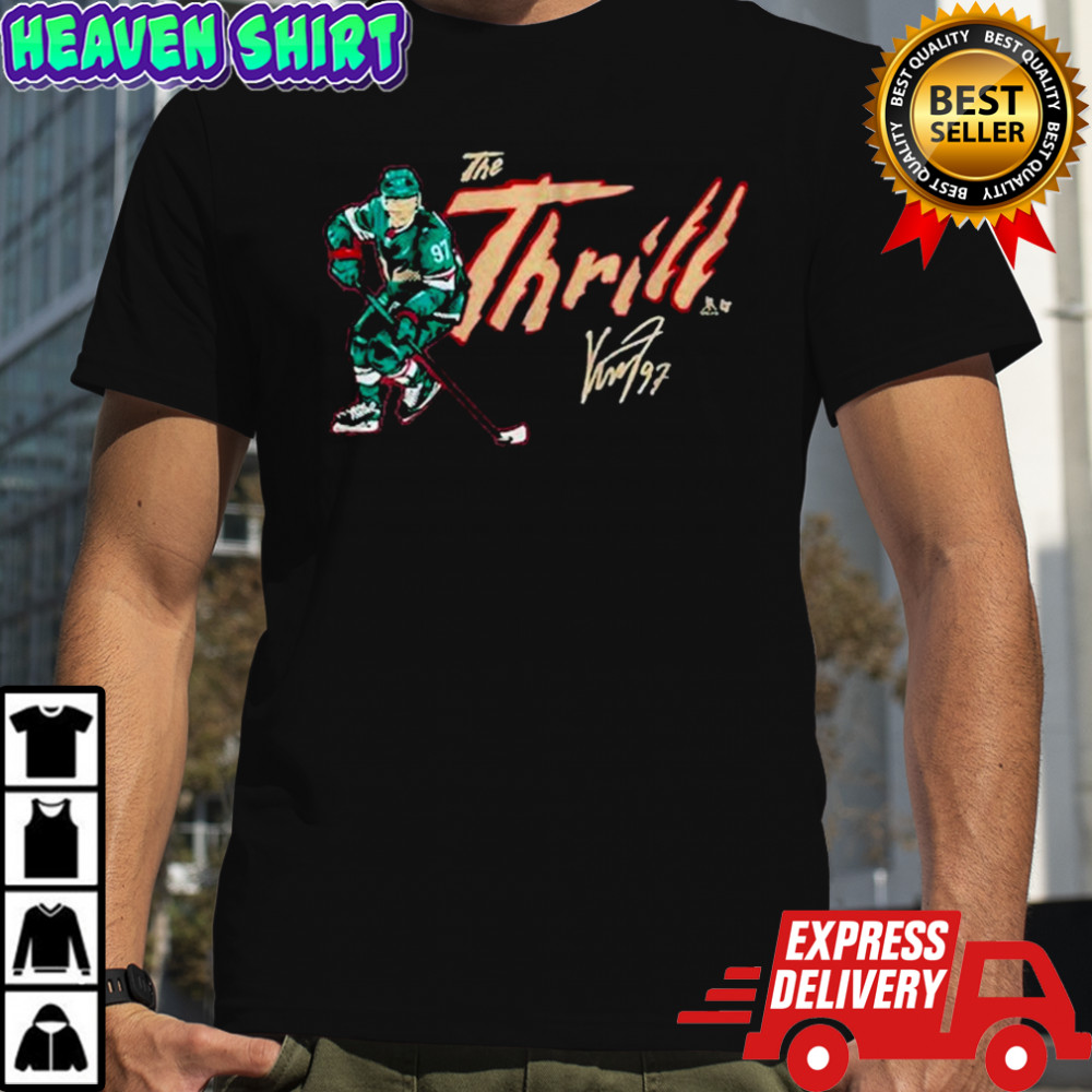 The Kirill Kaprizov Thrill Minnesota Wild T-shirt