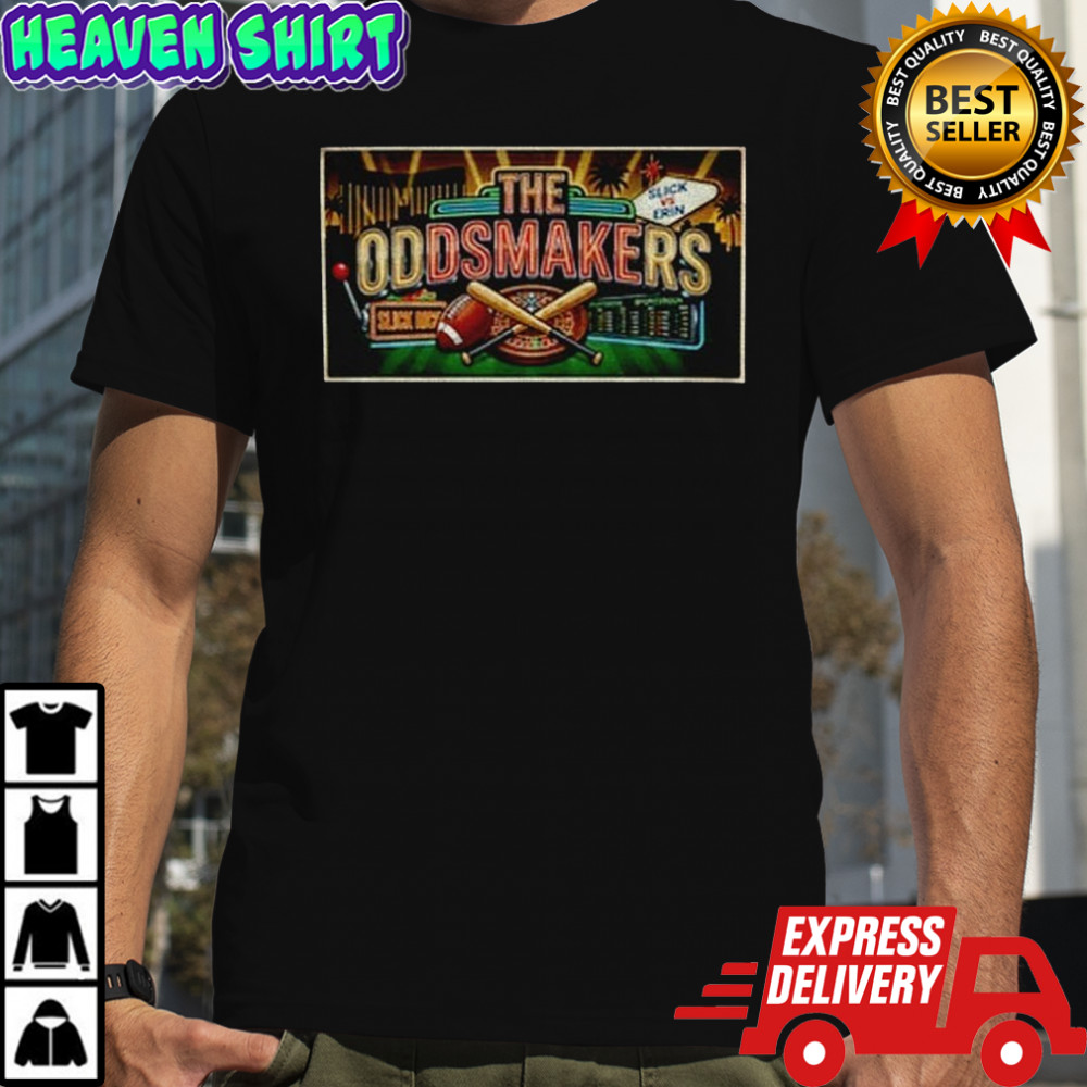 The Oddsmakers Slick vs Erin Football logo shirt