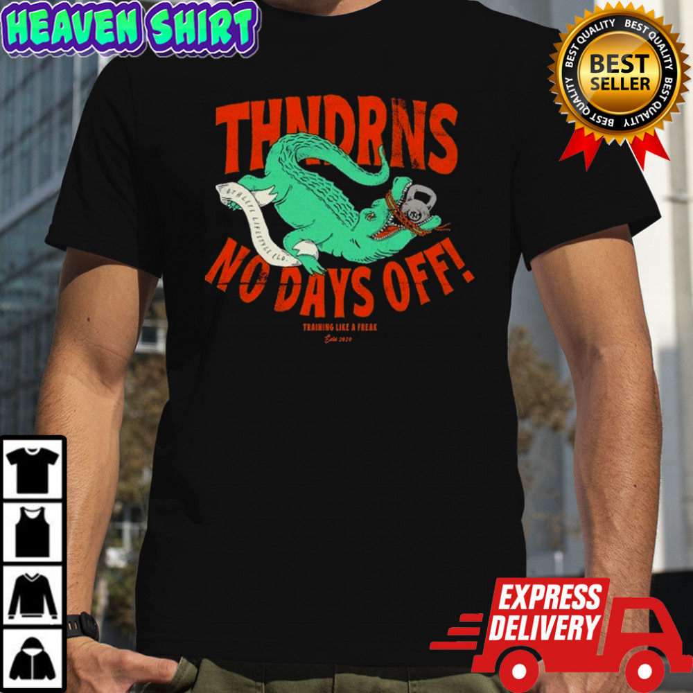 Thundernoise No Days Off Gator T-shirt