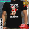 Tism The Season Raccoon Christmas Autism Awareness Shirt