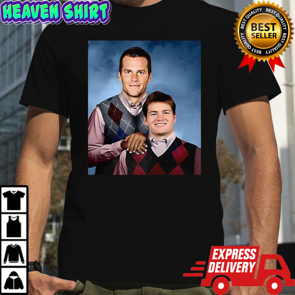 Tom Brady and Drake Maye New England Football Step Brother shirt