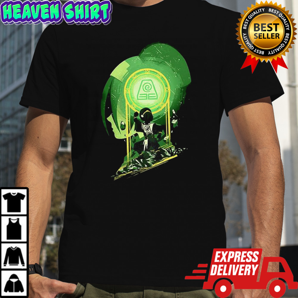 Toph The Earthbender Avatar The Last Airbender silhouette shirt