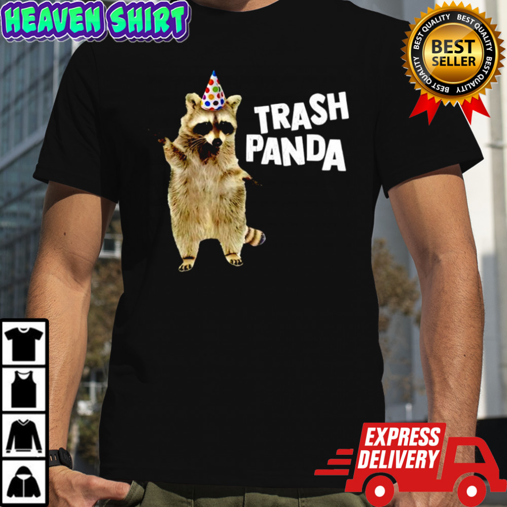 Trash Panda Raccoon graphic shirt