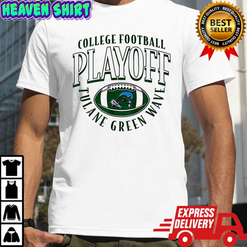 Tulane Green Wave football 2025 CFP Curve logo shirt