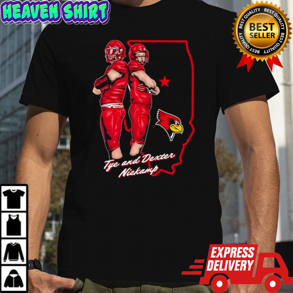 Tye and Dexter Niekamp Louisville Cardinals two football players shirt