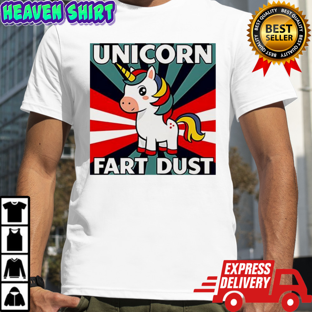 Unicorn fart dust cartoon shirt
