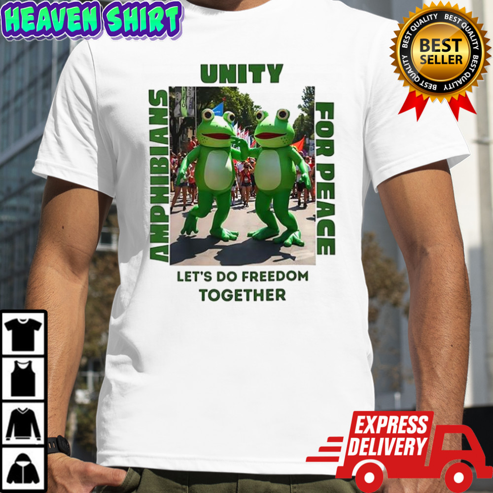 Unity frog let’s do Freedom together shirt