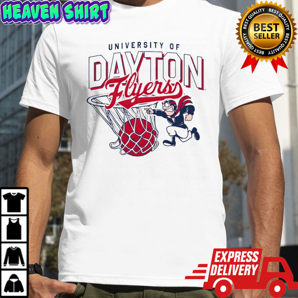 University of Dayton Flyers Basketball Hoop shirt