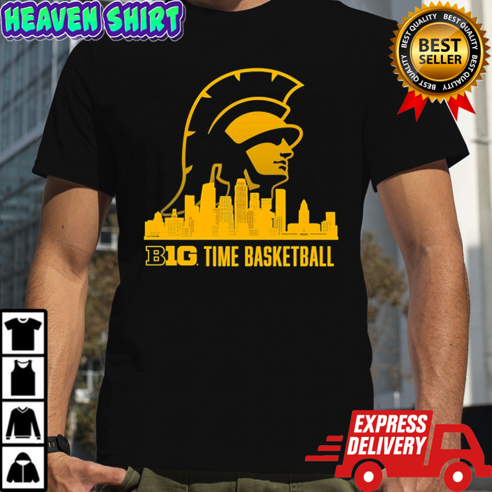 USC Trojans Big Ten Time basketball city skyline shirt