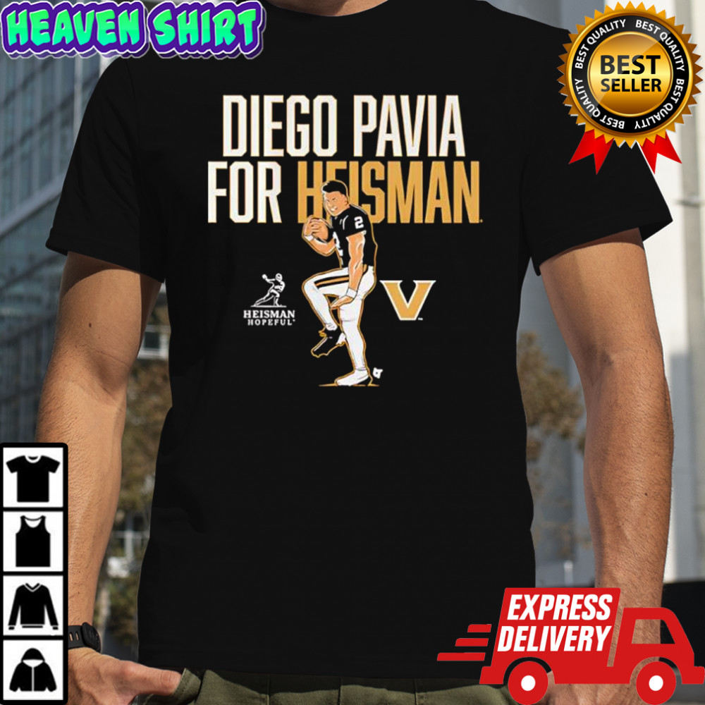 Vanderbilt Football Diego Pavia for Heisman Statue Pose shirt