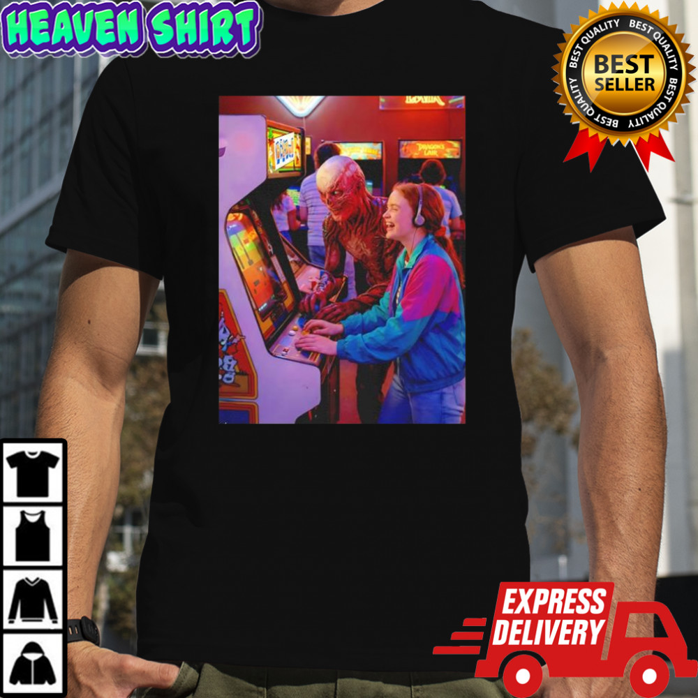 Vecna and Max Mayfield Stranger Things playing video games shirt