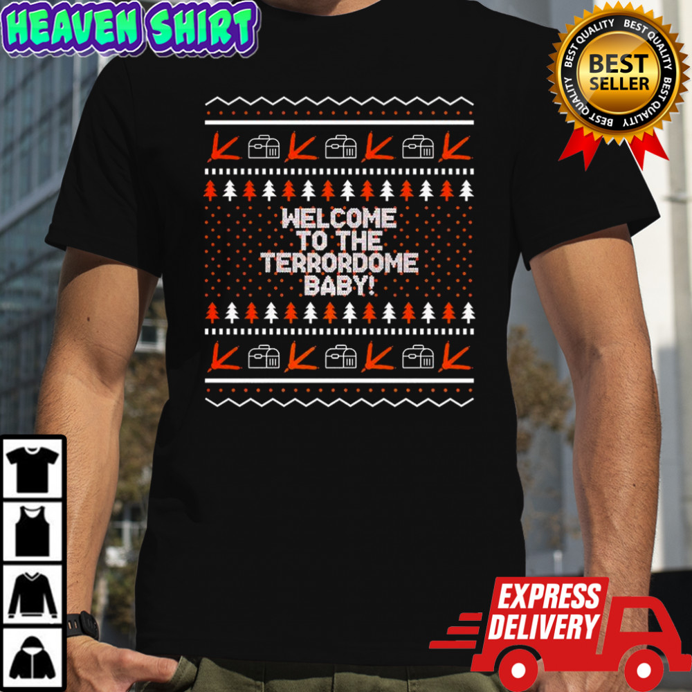 Virginia Tech Hokies welcome to the Terrordome baby ugly Christmas shirt