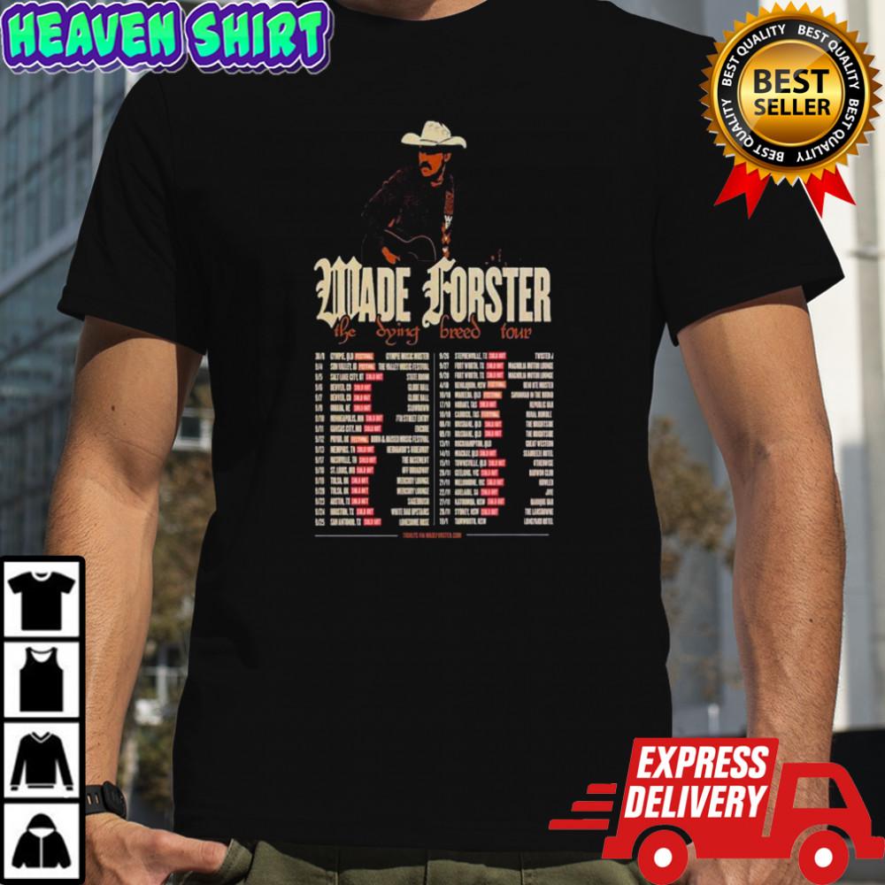Wade Forster The Dying Breed Tour 2026 T-shirt