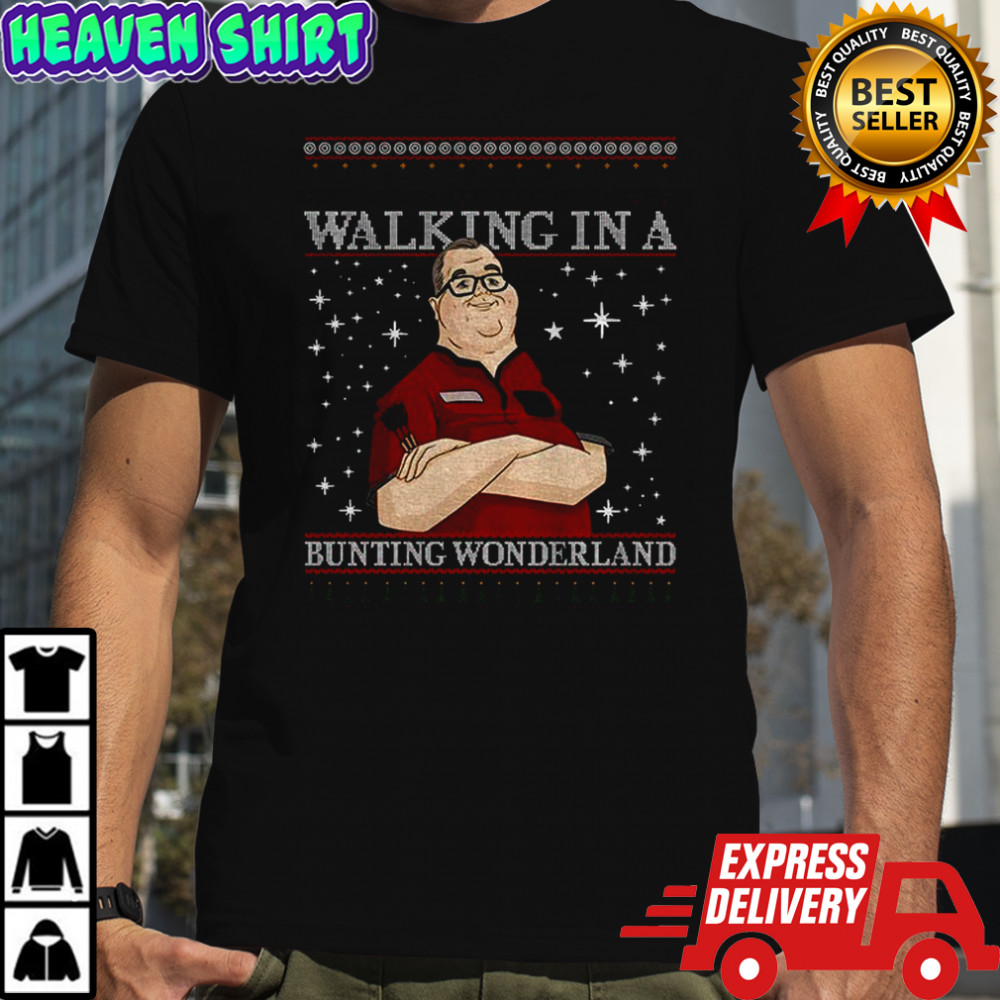 Walking in a bunting wonderland Merry Christmas shirt