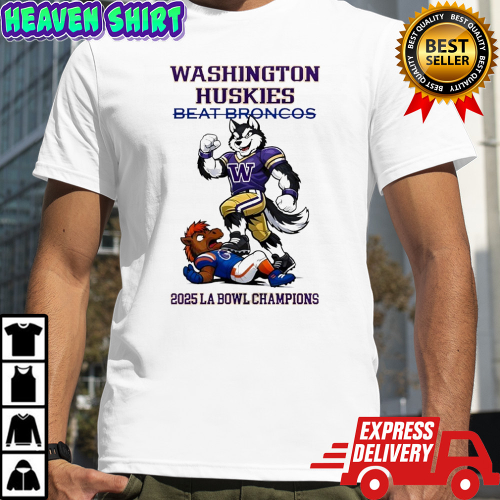 Washington Huskies 2025 LA Bowl Champions Shirt