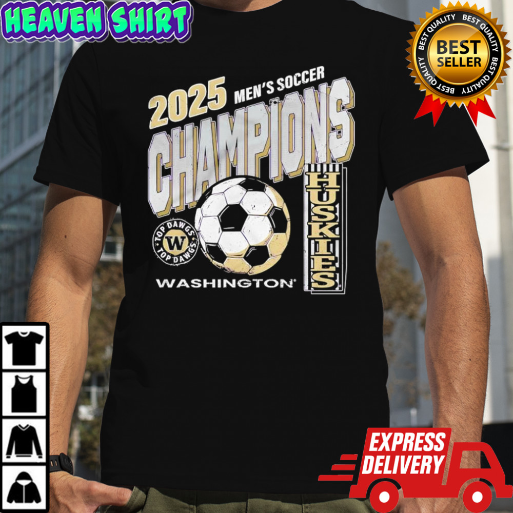 Washington Huskies 2025 Men’s Soccer National Champions shirt