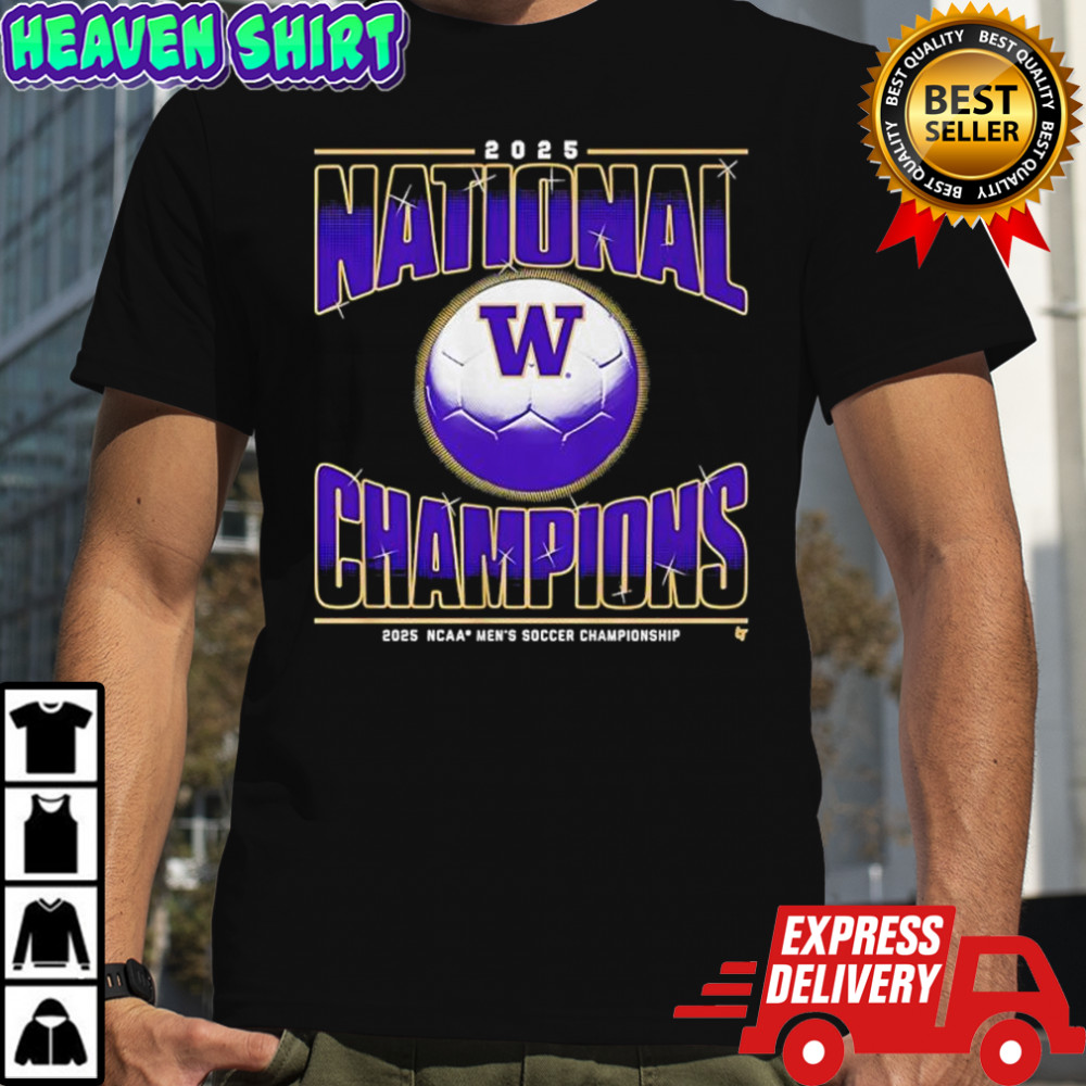 Washington Huskies 2025 NCAA Men’s Soccer National Champions shirt