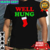 Well Hung Christmas stocking graphic shirt
