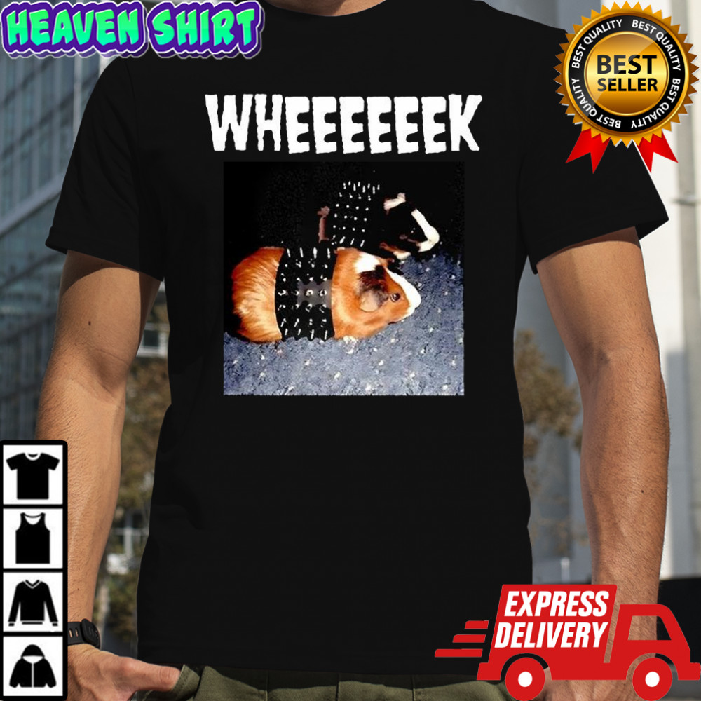 Wheeeeeek hamsters wearing a studded belt shirt