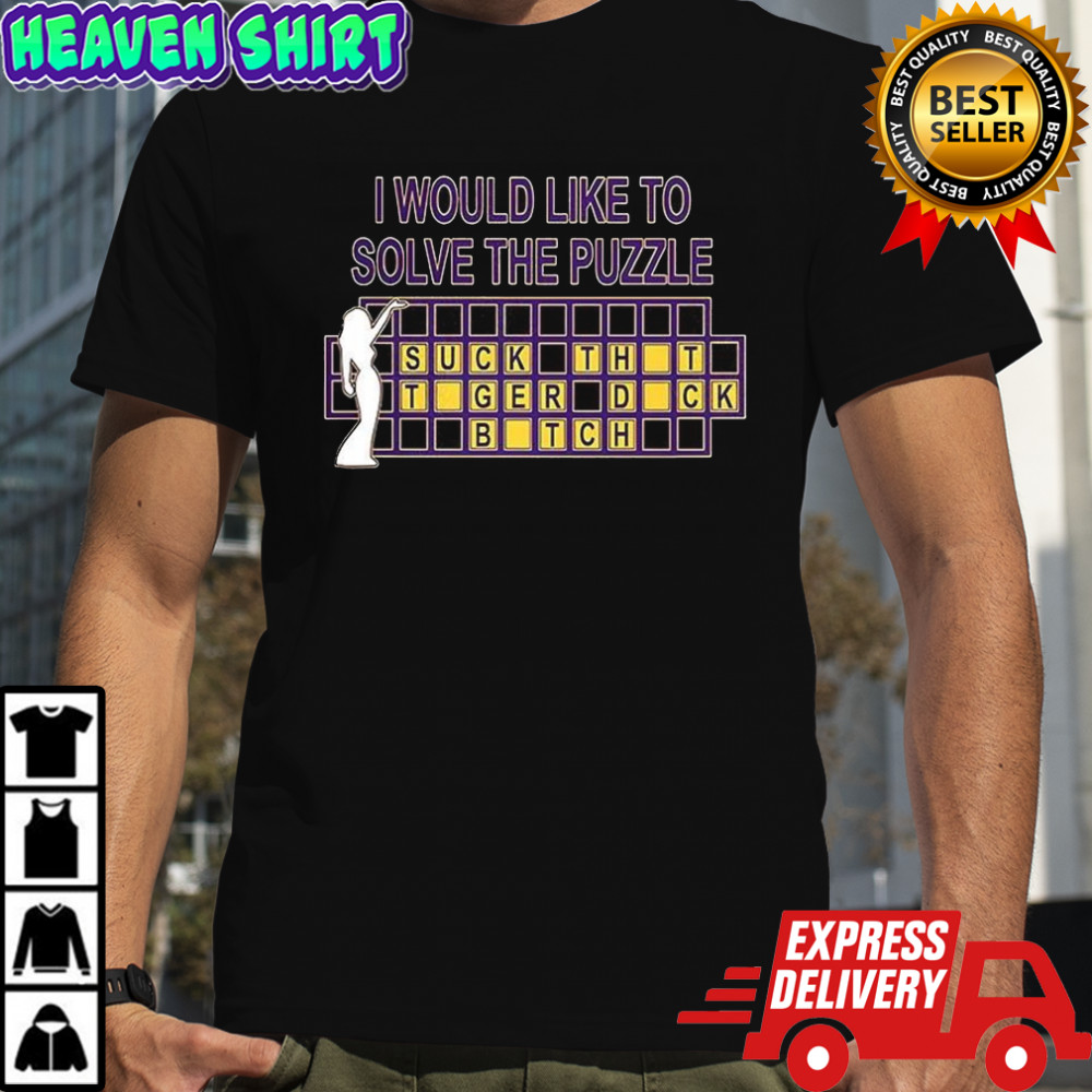 Wicked I would like to solve the Puzzle shirt