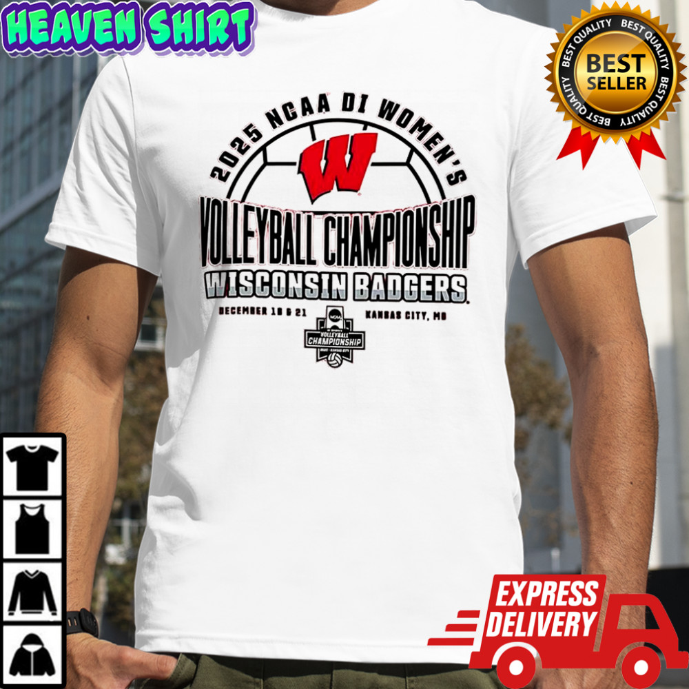 Wisconsin Badgers 2025 Division I Women’s Volleyball Final Championship shirt