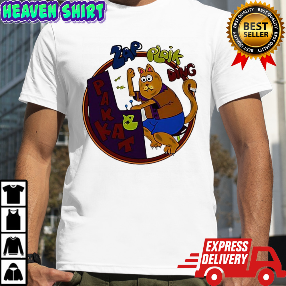 Zap ploik ding pakkat cat playing ding dong shirt
