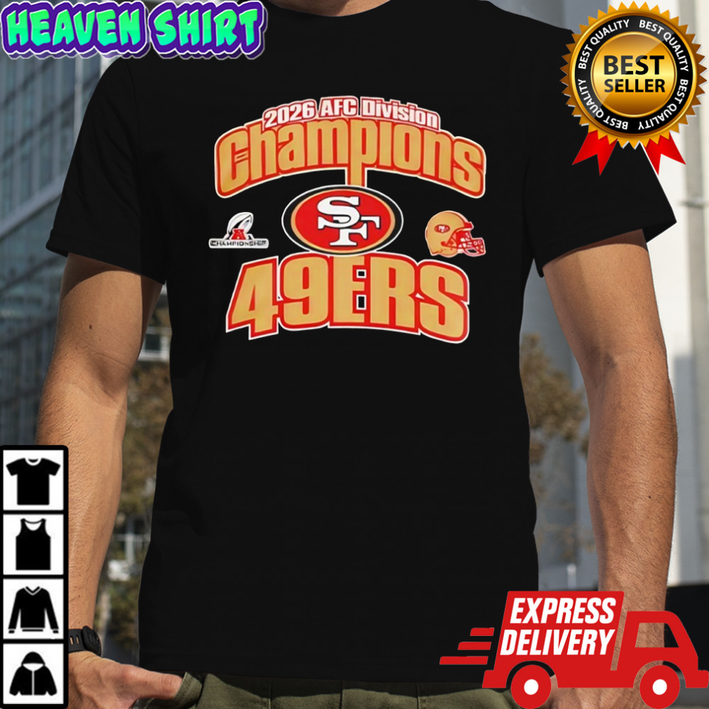 2026 AFC Division Champions SF.49ers logo items shirt