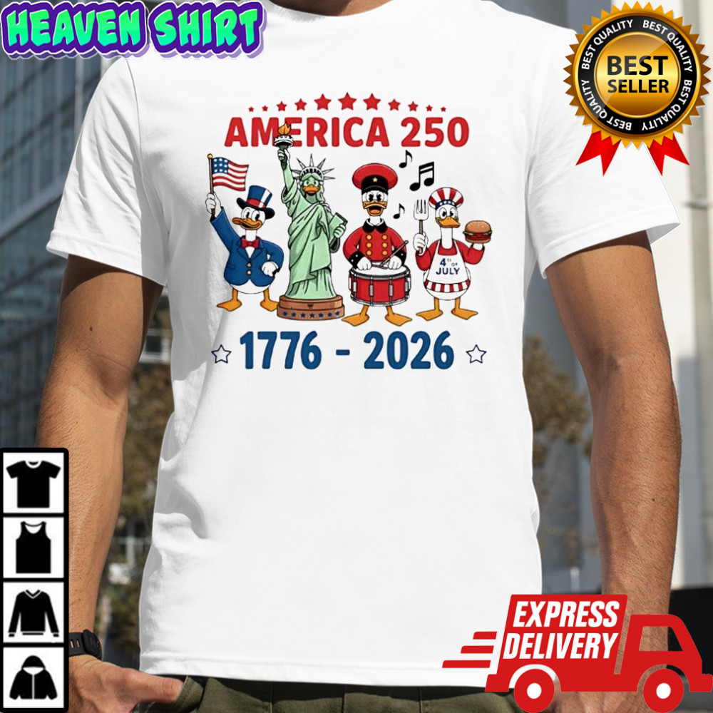 America 250th Anniversary Goose Cartoon shirt