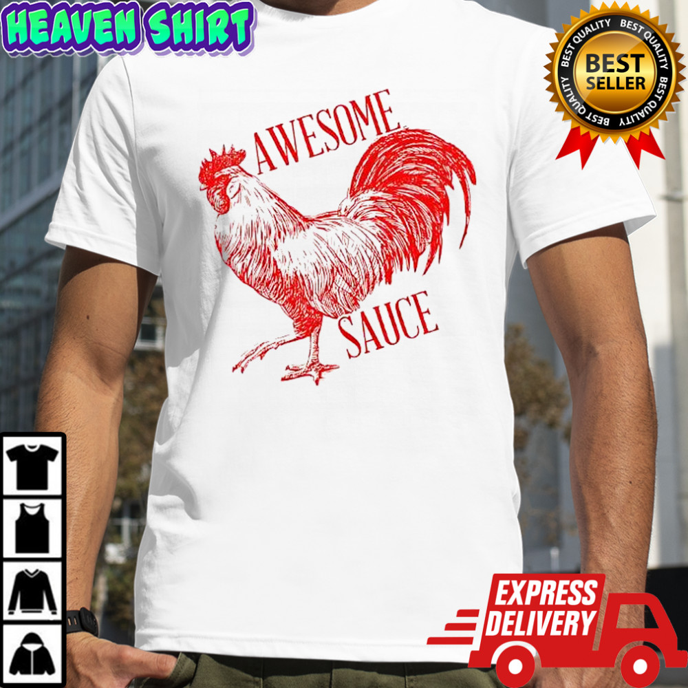 Ben Affleck Awesome sauce rooster shirt