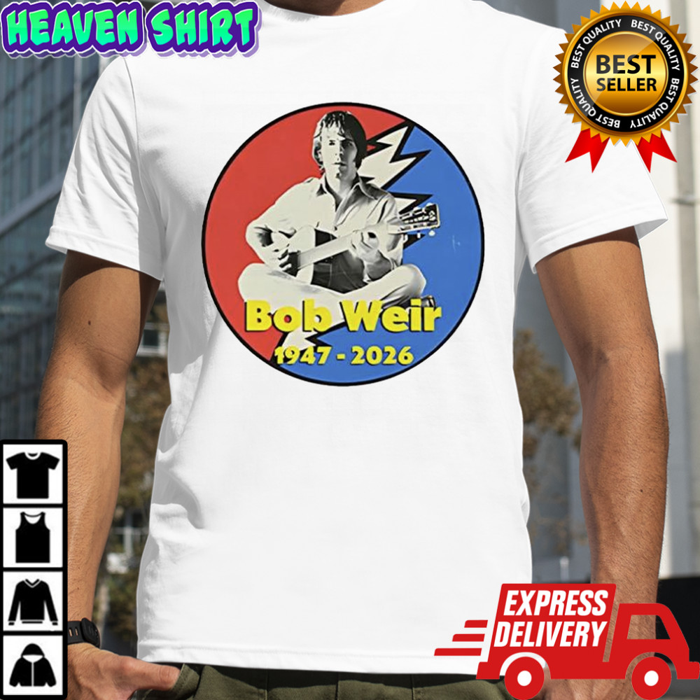 Bob Weir 1947-2026 grateful logo shirt