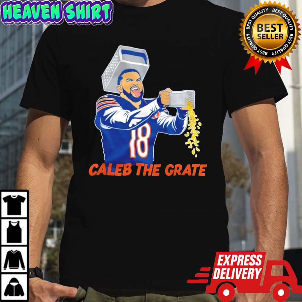 Caleb Williams Cheese Grater Caleb the grate funny Chicago Football shirt