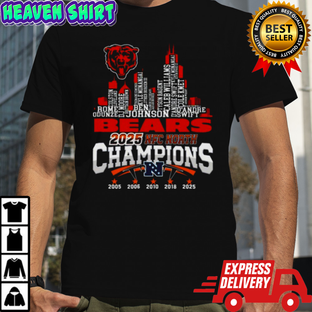 Chicago Bears NFL Football NFC North Champions Shirt
