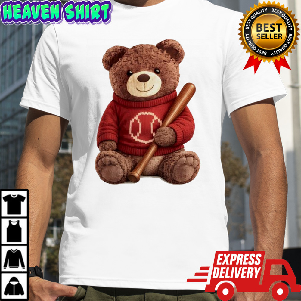 Cincinnati baseball Teddy Bear shirt