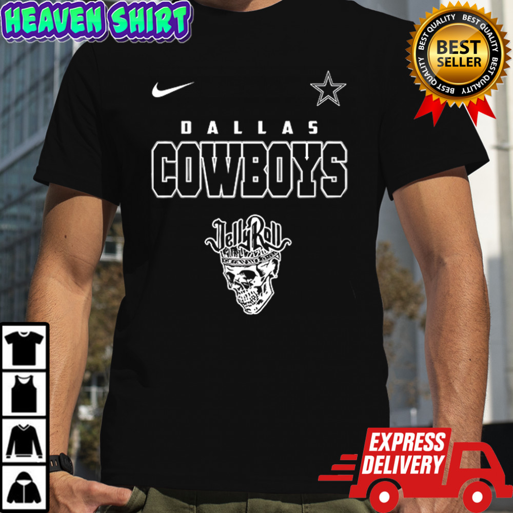 Dallas Cowboys x Jelly Roll meets football logo shirt