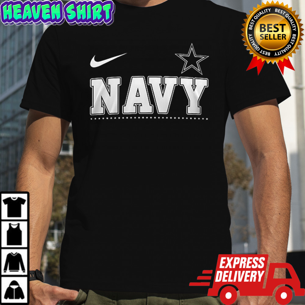 Dallas Cowboys x NAVY never underestimate an old man who was a sailor skull shirt