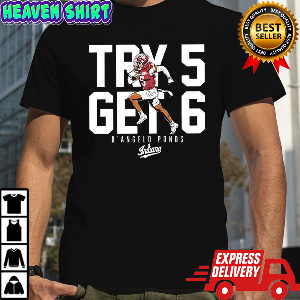 D’Angelo Ponds Indiana Hoosiers NCAA football try 5 get 6 shirt