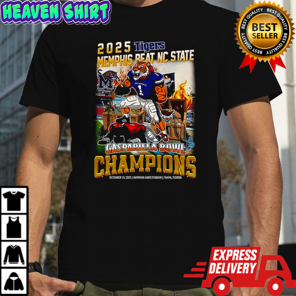 Detroit Tigers 2025 mascot Memphis Beat NC State Champions shirt