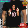 Drake Maye New England Patriots NFL middle finger party meme shirt