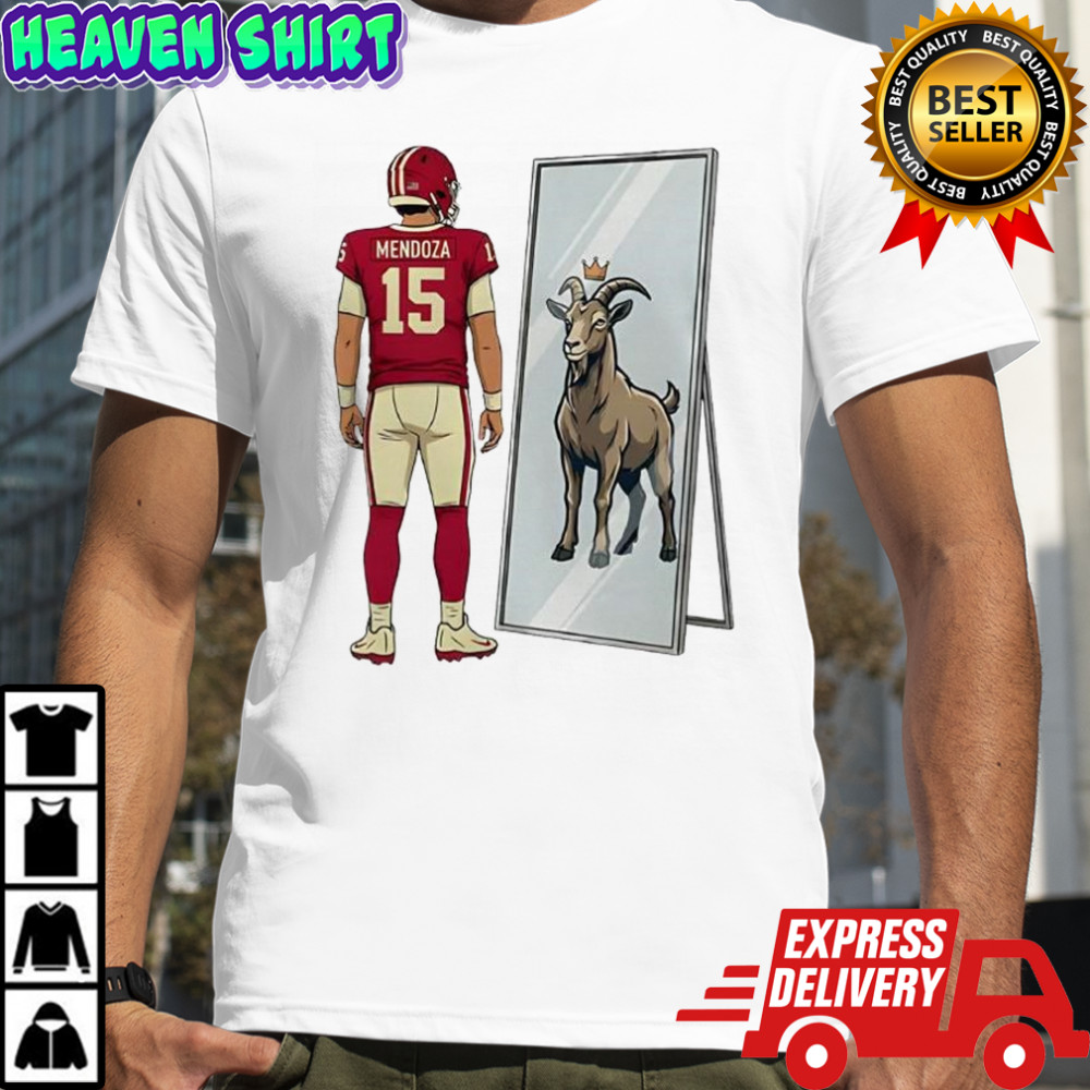 Fernando Mendoza Indiana Hoosiers NCAA Goat Number 15 player shirt