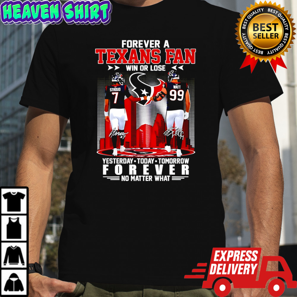 Forever A Texans Fan CJ Stroud and JJ Watt signatures shirt
