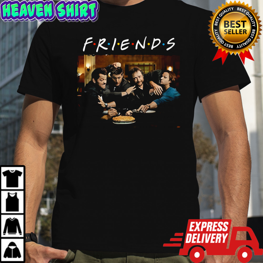 Friends Supernatural T Shirt Sam and Dean Shirt TV Series Mashup Tee