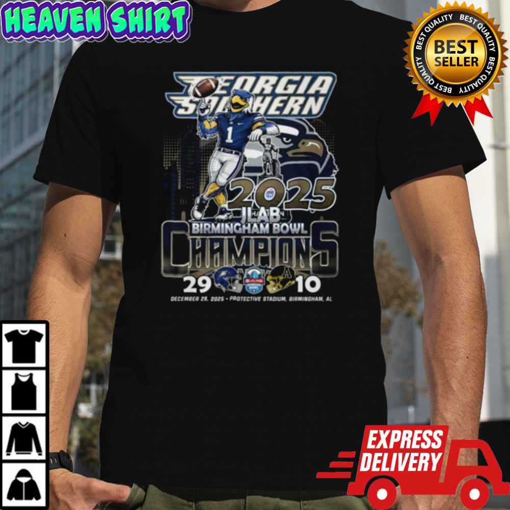 Georgia Southern Eagles 2025 Birmingham Bowl Champions T Shirt