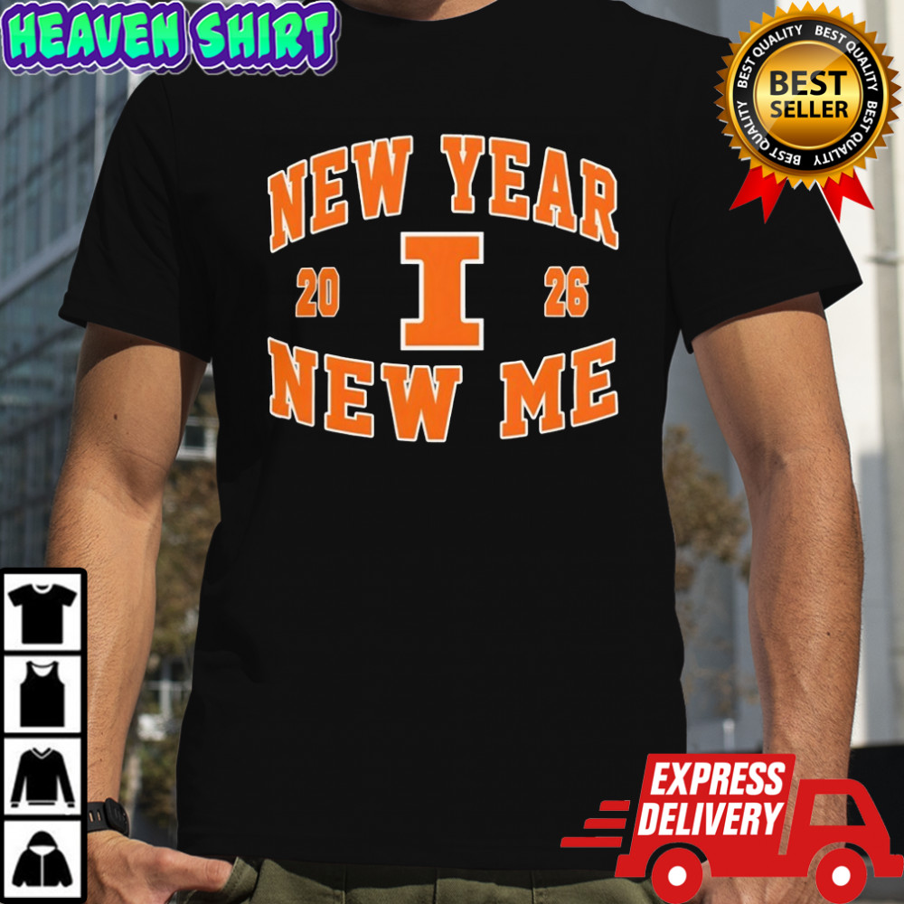 Illinois Fighting Illini New Year New Me 2026 logo shirt