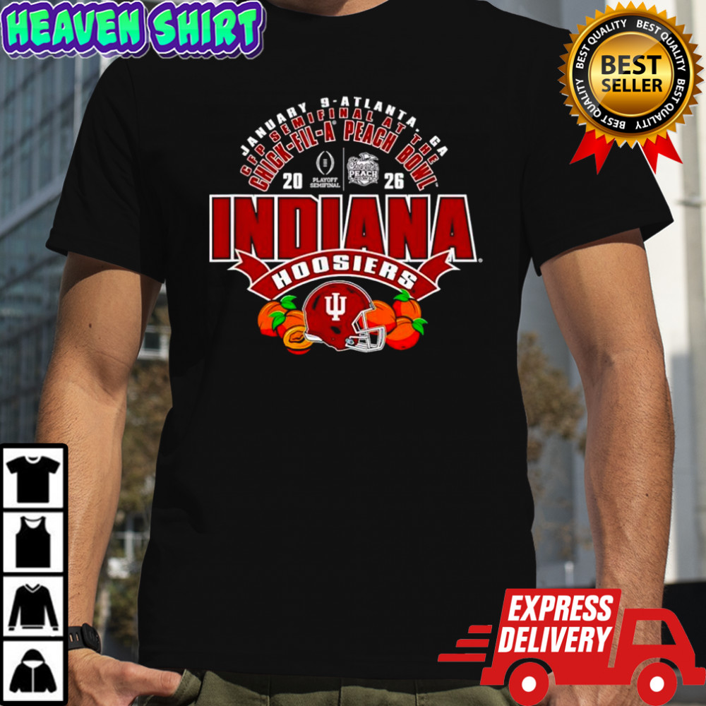 Indiana Hoosiers CFP Semifinal Peach Bowl 2026 Helmet shirt