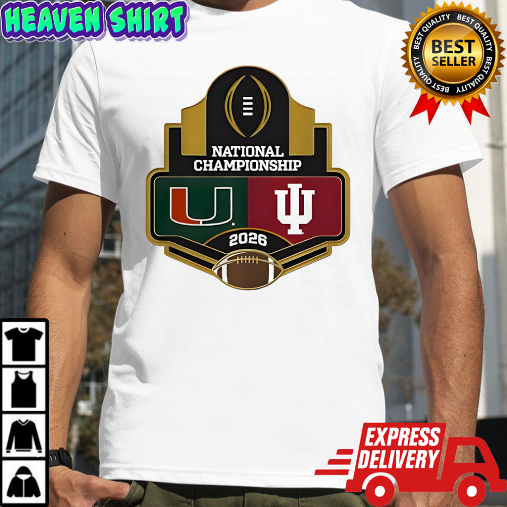 Indiana vs Miami 2026 CFP National Championship Bound shirt