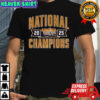 Montana State Bobcats football 2025 FCS National Champions logo shirt