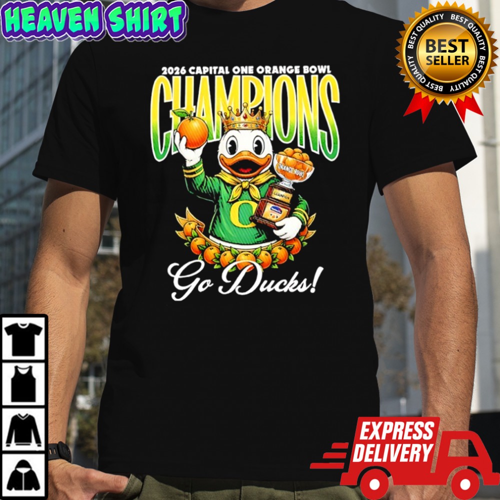 Oregon Ducks Football 2026 Orange Bowl Champions shirt