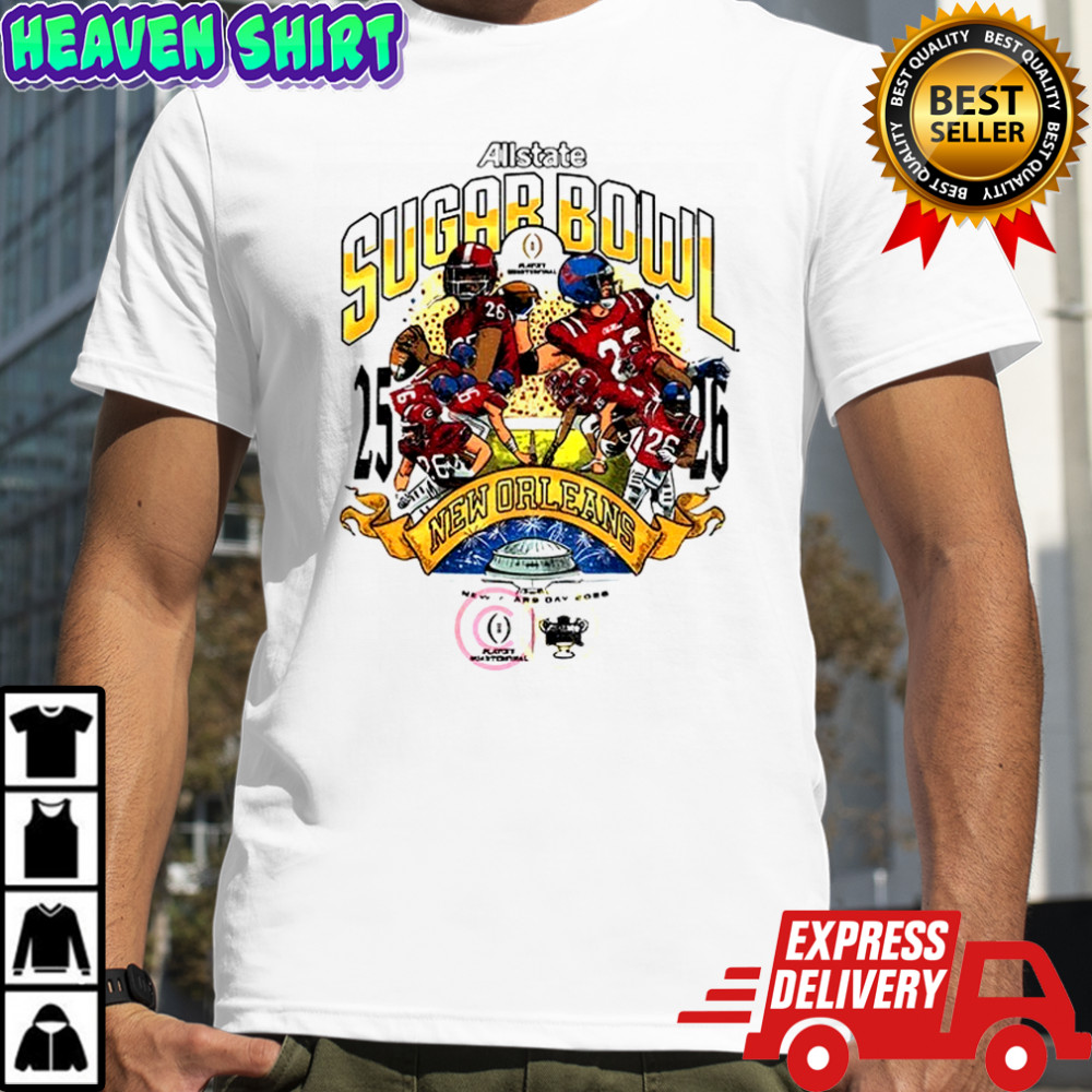 Sugar Bowl Football 2025 New Orleans College Football shirt