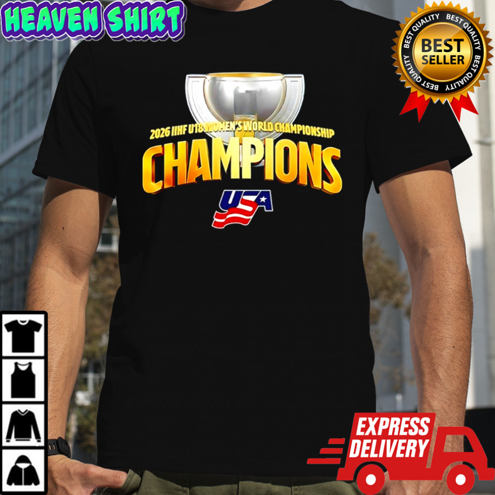 USA Hockey 2026 IIHF U18 Women’s World Championship Champions shirt